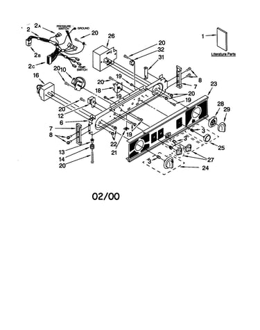 Washer/dryer control panel