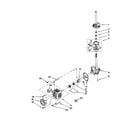 Kenmore 11080754000 brake/clutch/gearcase/motor/pump diagram
