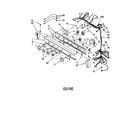 Kenmore 11080764000 washer/dryer control panel diagram