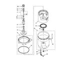 Kenmore 11080764000 agitator/basket/tub diagram