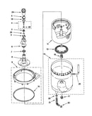 Agitator/basket/tub