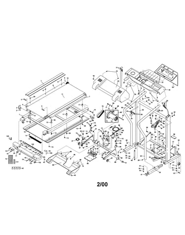 Treadmill motor hood