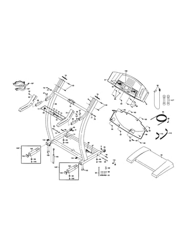 Treadmill console base