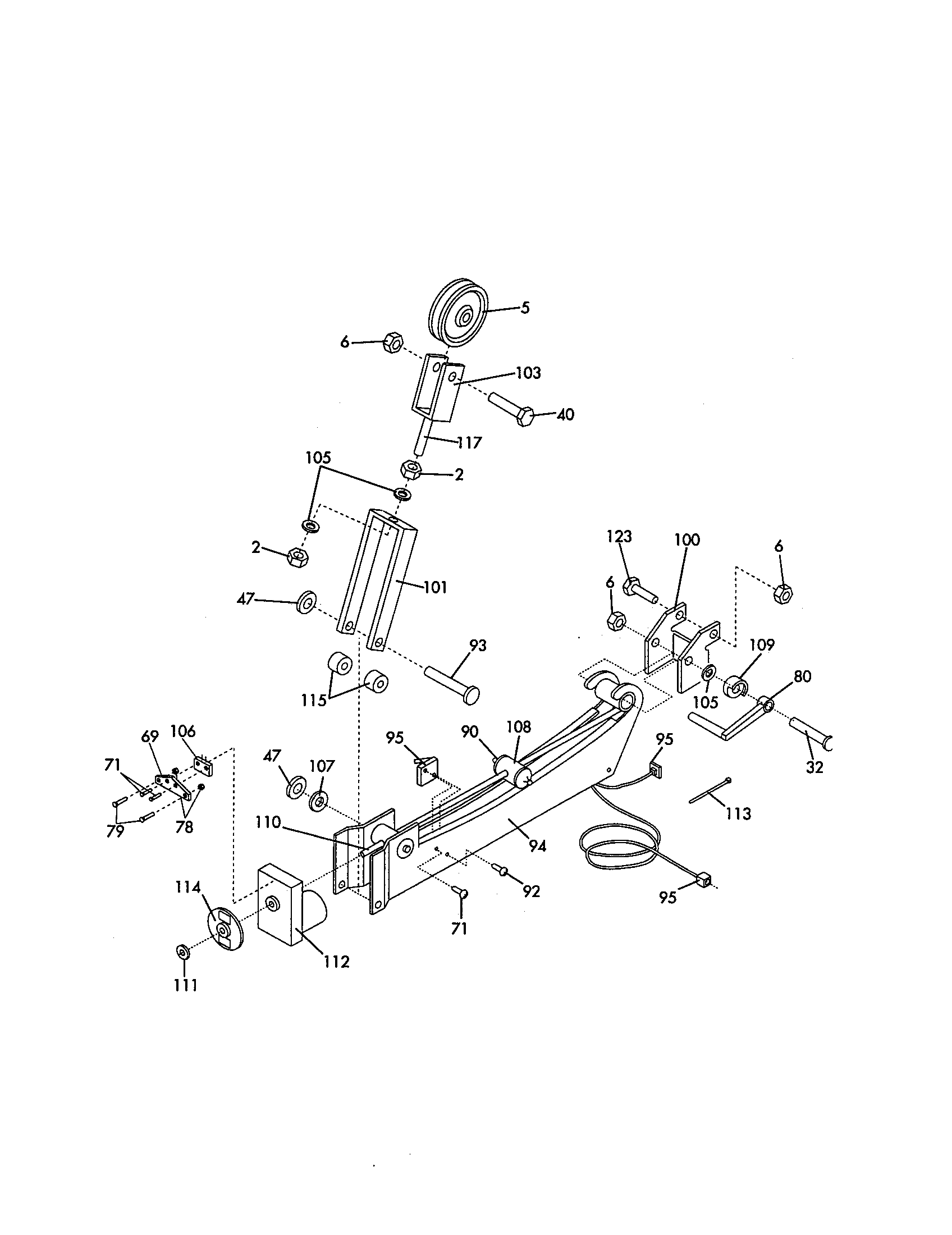 Weight mechanism assembly