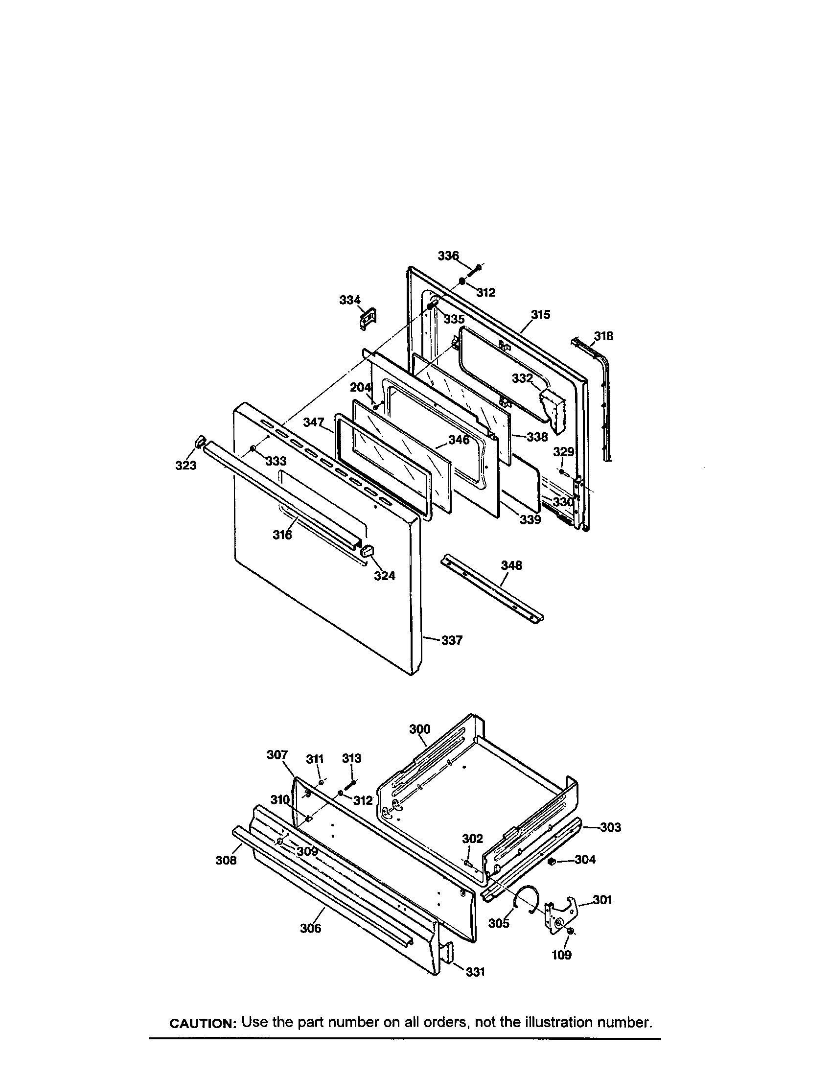 Door and drawer