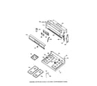 Kenmore 36275571691 control panel and cooktop diagram