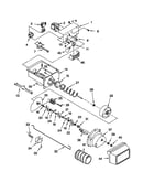 Motor and ice container