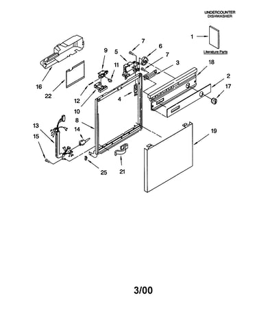 Frame and console