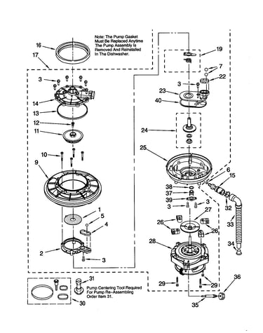 Pump and motor