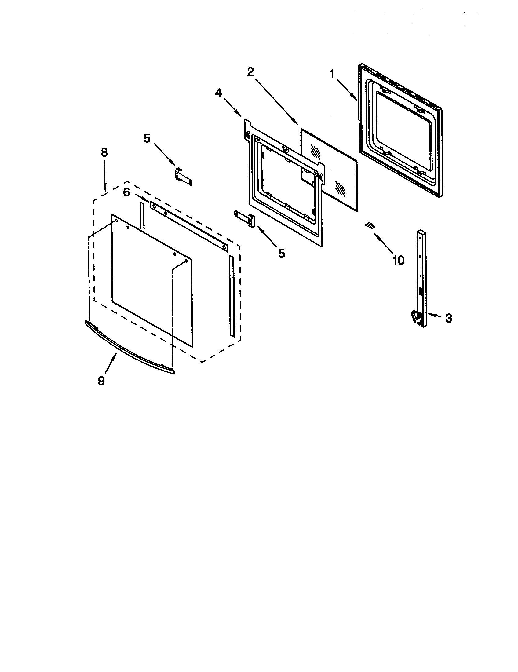 Oven door