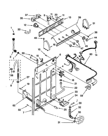 Controls and rear panel