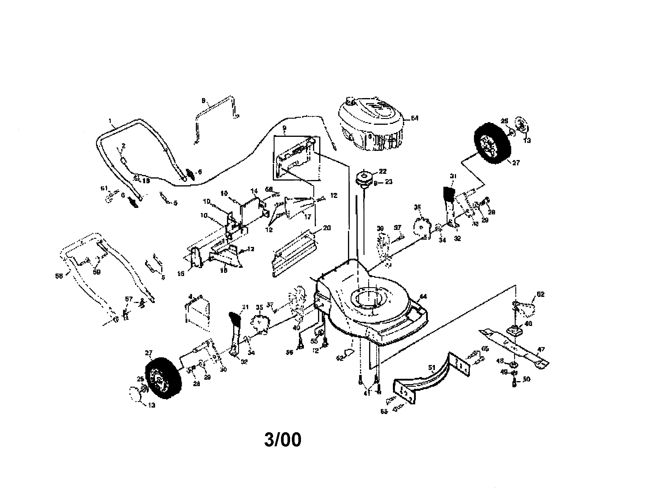 Rotary lawn mower