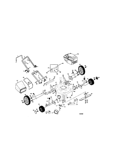 Rotary lawn mower