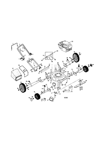 Rotary lawn mower