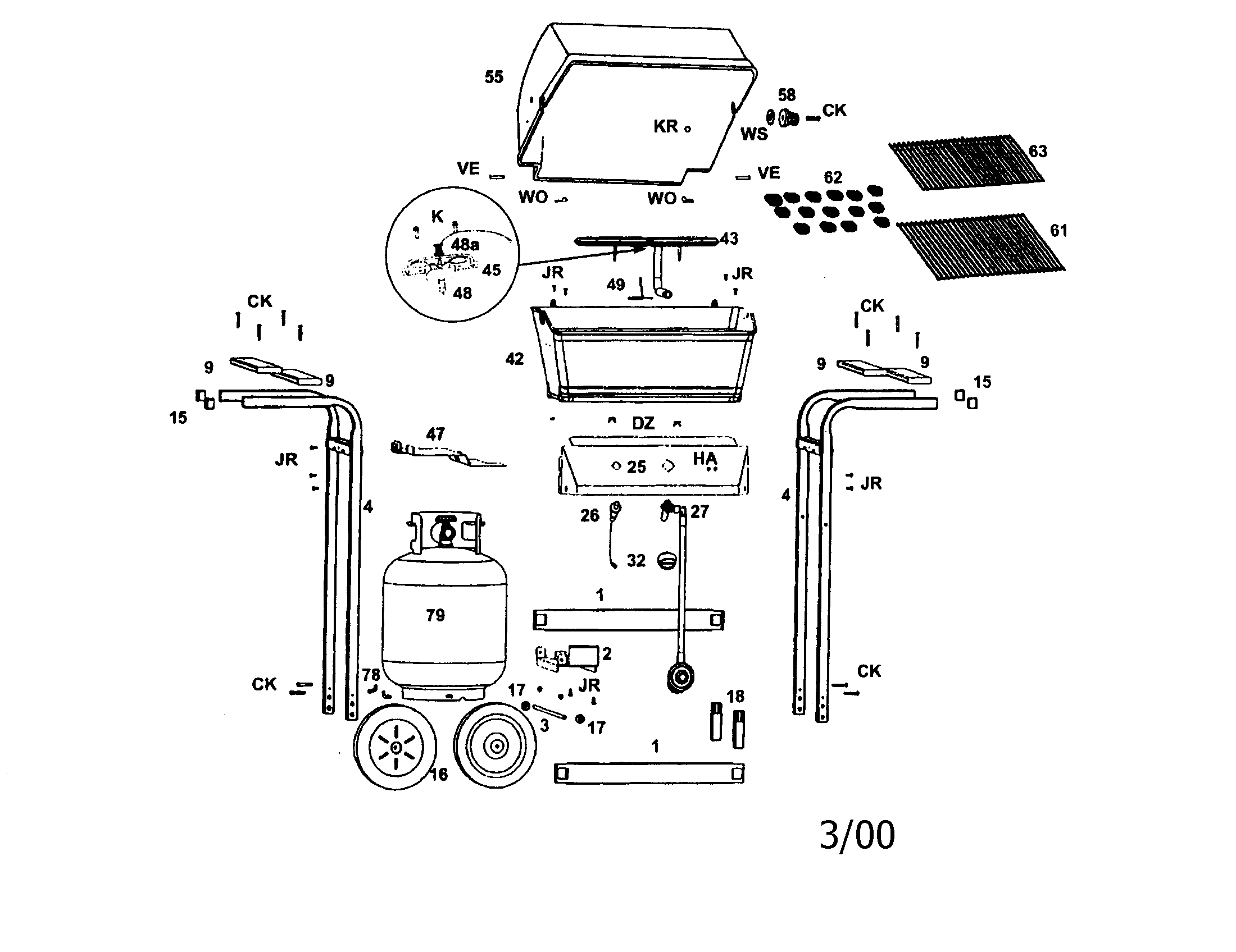Gas grill