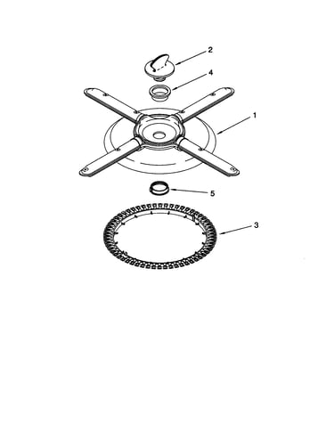 Lower washarm and strainer