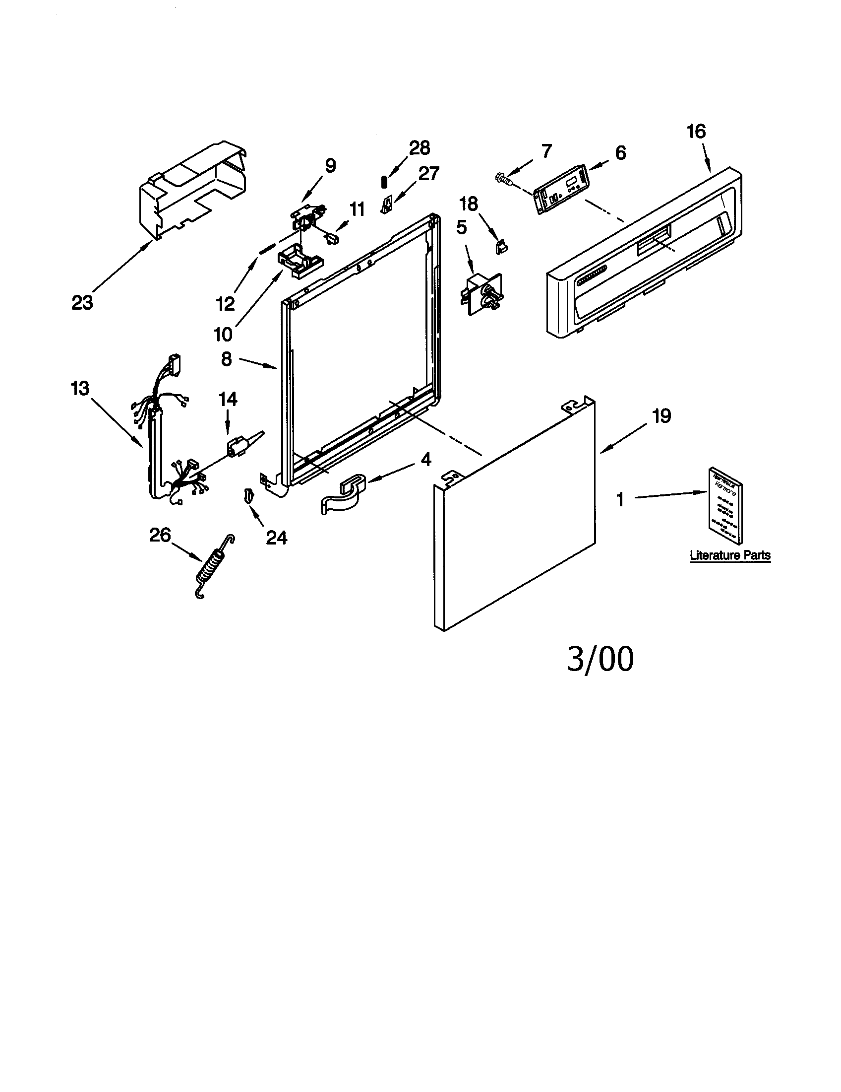 Frame and console