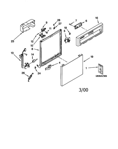 Frame and console
