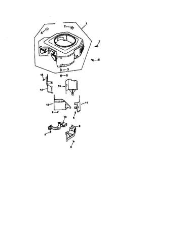 Blower housing and baffles