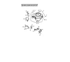 Kohler CV20S-65570 blower housing and baffles diagram
