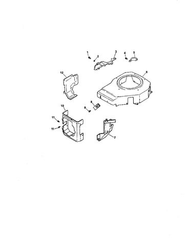 Blower housing and baffles