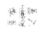 Kohler CV22S-67551 cylinder head, valve and breather diagram