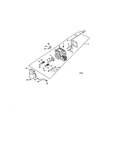 Cylinder head, valve and breather