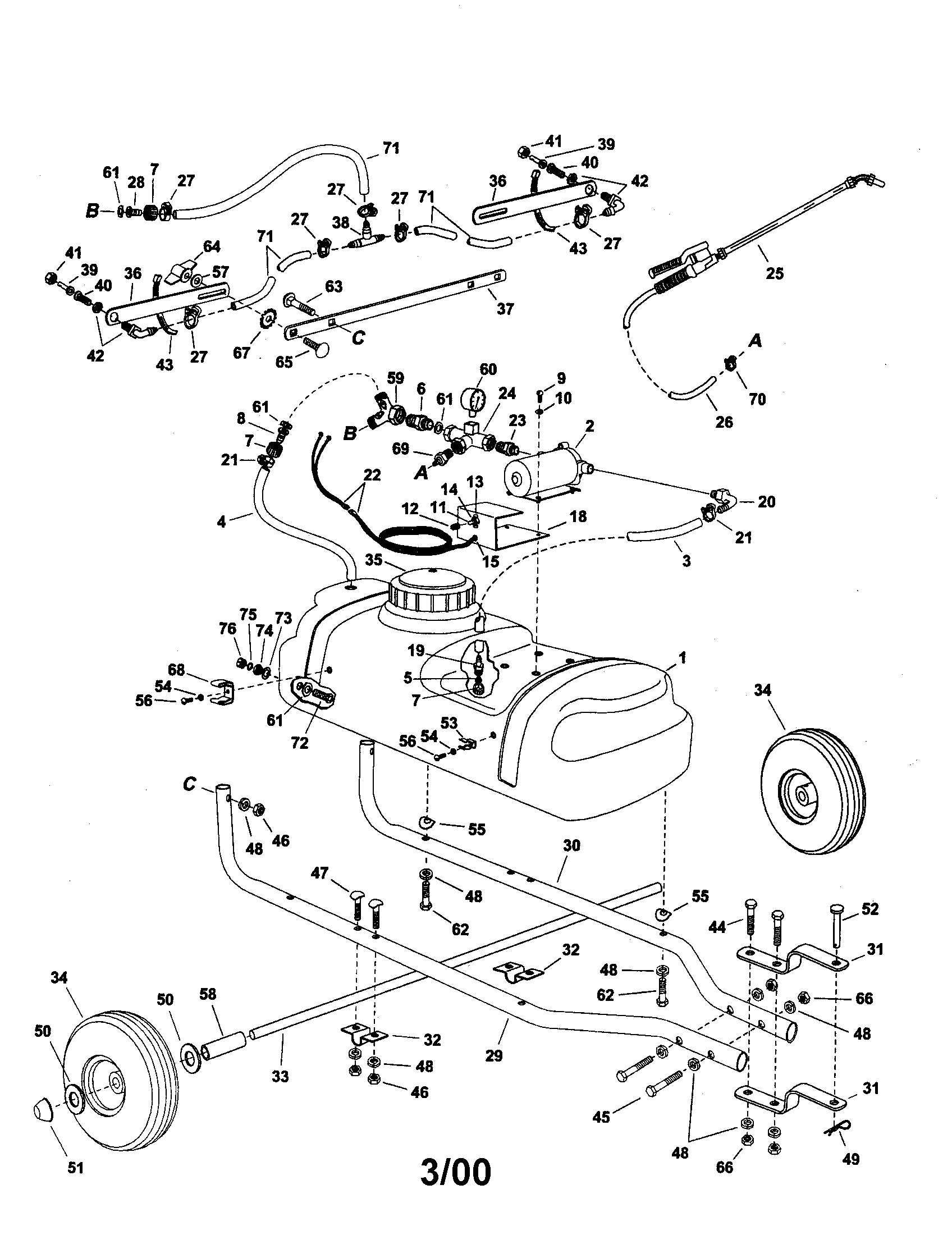 15 GALLON 70 PSI SPRAYER