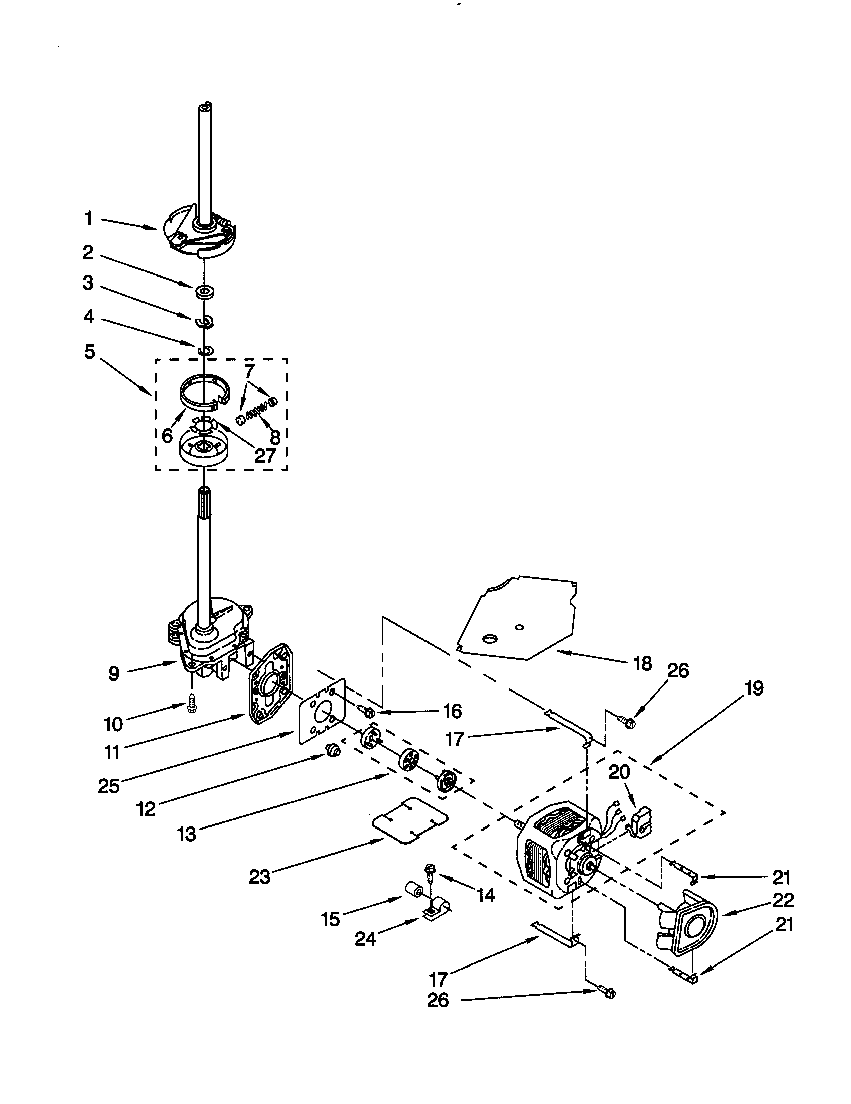 BRAKE/CLUTCH/GEARCASE/MOTOR