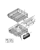 Upper/lower rack assembly