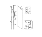 Maytag MSD2554DRW fresh food outer door diagram