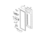 Maytag MSD2554DRW fresh food inner door diagram