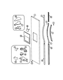 Freezer outer door