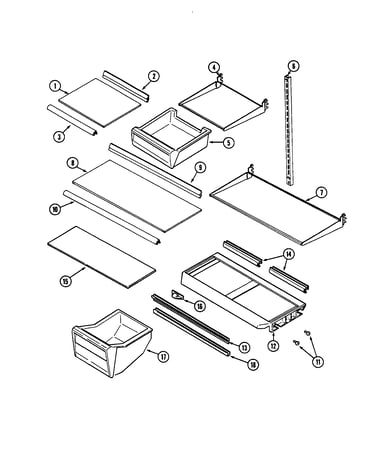 Shelves and accessories