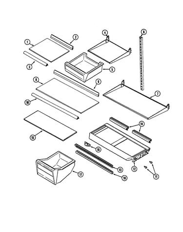 Shelves and accessories