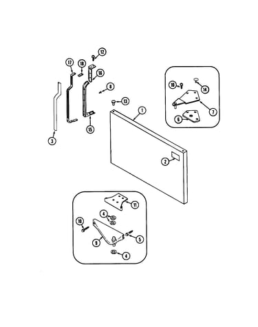 Freezer outer door
