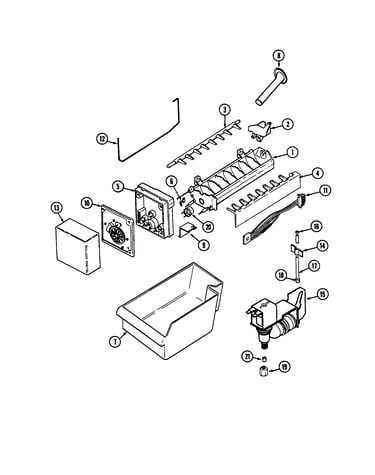 Optional ice maker kit-uki1000axx