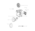 Eureka 3680B-1 motor assembly diagram