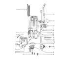 Eureka 4383AT motor cover assembly diagram
