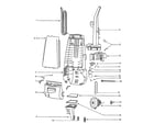 Eureka 4336ATH motor cover assembly diagram