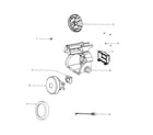 Eureka 3671A-1 motor assembly diagram