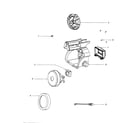 Eureka 3686A motor assembly diagram