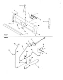 Backguard and gas supply