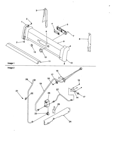 Backguard and gas supply