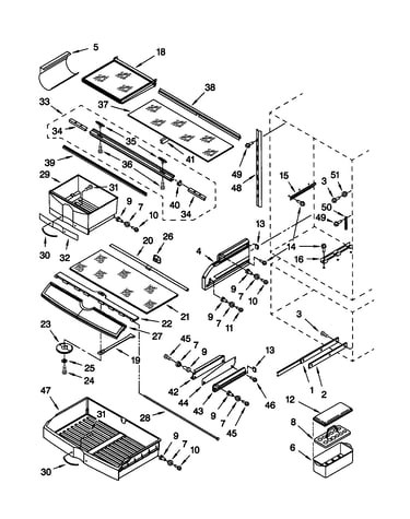 Refrigerator shelf