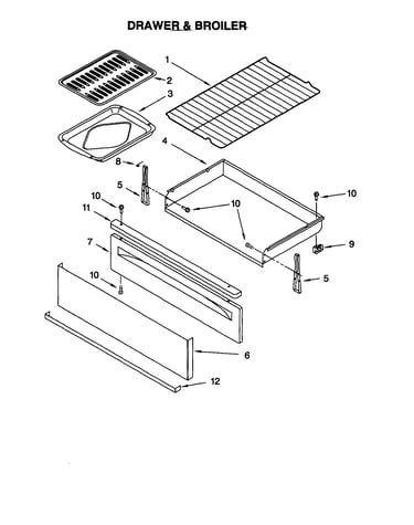Drawer and broiler