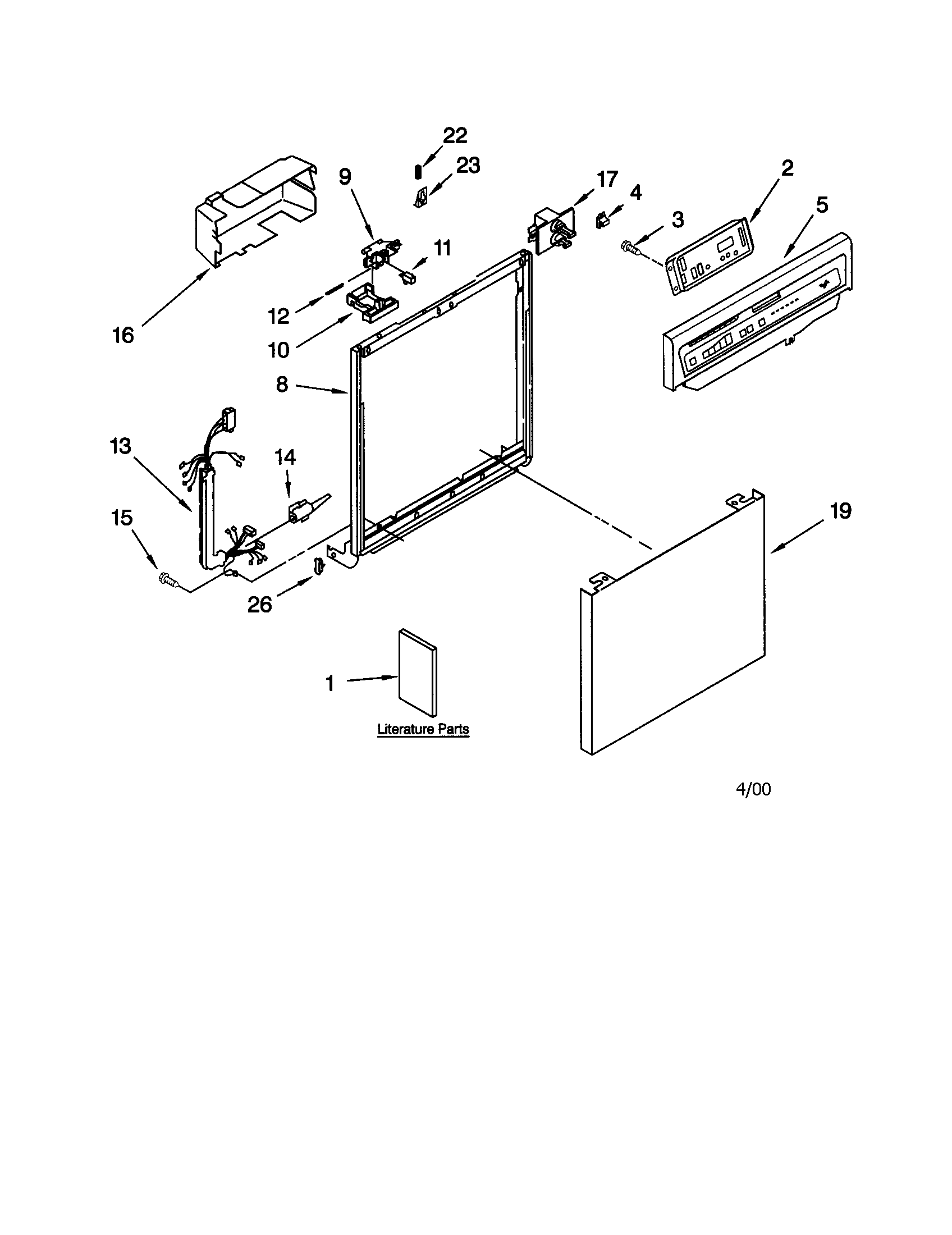Frame and console