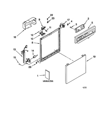 Frame and console