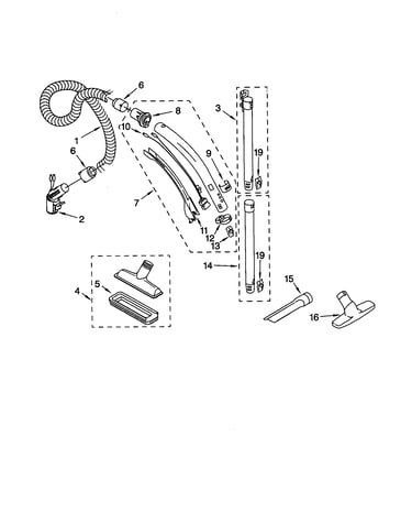 Hose and attachment