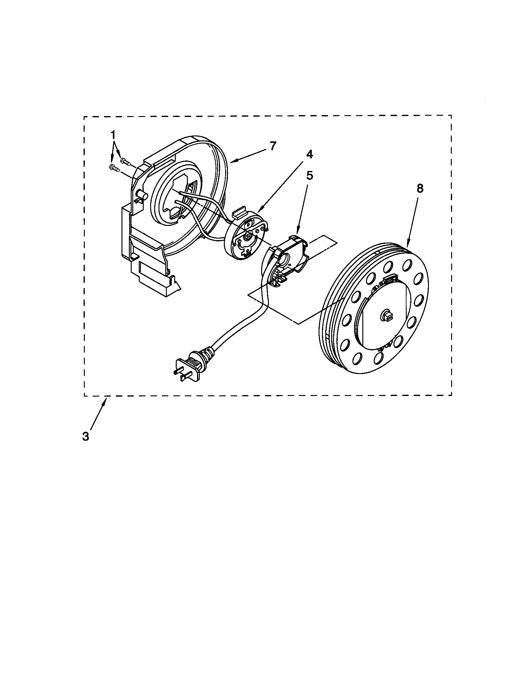 Power cord reel